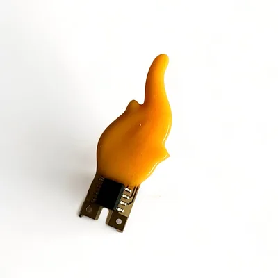 LED Flash Candle - Orange