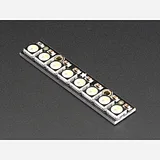 NeoPixel Stick - 8 x 5050 RGBW LEDs - Natural White - ~4500K - Image 2