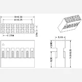 0.1 (2.54mm) Crimp Connector Housing: 1x16-Pin 5-Pack - Image 8