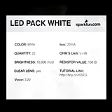 LED - Super Bright White (25 pack) - Image 6