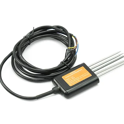 RS485 4-in-1 Soil Moisture, Temperature, pH & EC Sensor for Smart Agriculture (IP68, 5-30V)