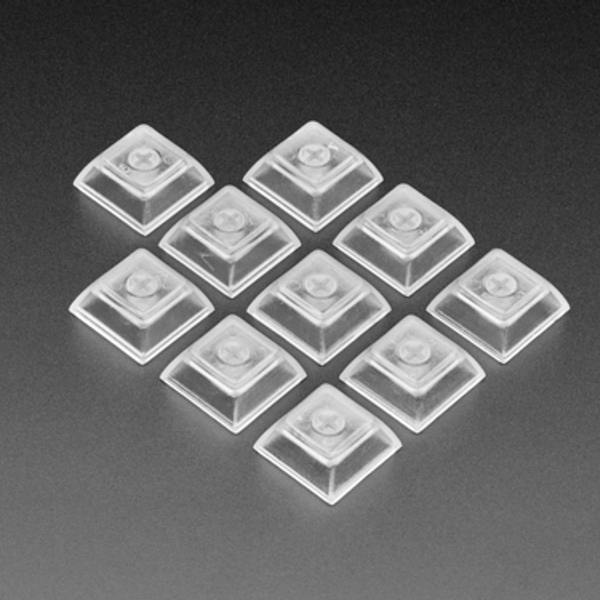 Clear DSA Keycaps for MX Compatible Switches - 10 pack