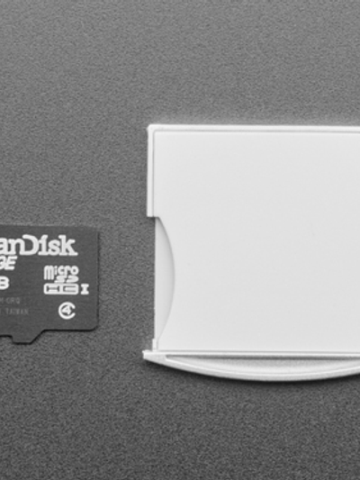 White Shortening microSD to SD Card Adapter