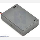 3-AA Battery Holder, Enclosed with Switch - Image 3