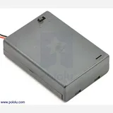 3-AA Battery Holder, Enclosed with Switch - Image 3