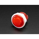 Mini LED Arcade Button - 24mm Translucent Red - Image 1