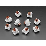 Kailh Mechanical Key Switches - Tactile Brown - 10 pack - Cherry MX Brown Compatible - Image 1
