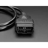OBD Plug (16-pin) to DE-9 (DB-9) Socket Adapter Cable - 1 meter long - Image 3