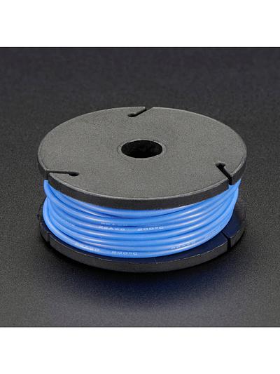 Silicone Cover Stranded-Core Wire - 25ft 26AWG - Blue
