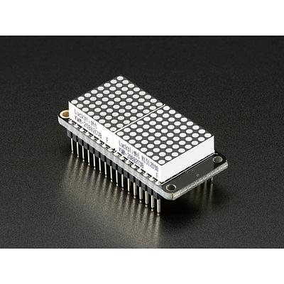 Adafruit 0.8 8x16 LED Matrix FeatherWing Display Kit - Yellow