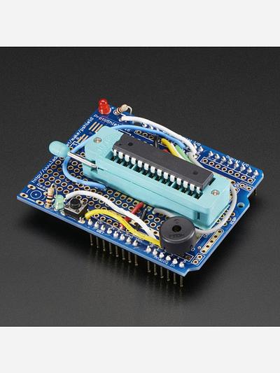 Standalone AVR ISP Programmer Shield Kit - includes blank chip!