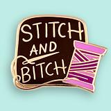 Stitch And Bitch Lapel Pin - Image 1