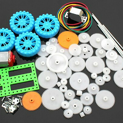 50 piece plastic gear kit - DIY racer