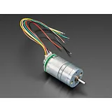Geared DC Motor with Magnetic Encoder Outputs - 7 VDC 1:20 Ratio - Image 1