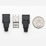 USB DIY Connector Shell - Type A Male Plug - Image 5