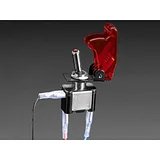 Illuminated Toggle Switch with Cover - Red - Image 6