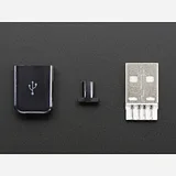 USB DIY Slim Connector Shell - A-M Plug - Image 3