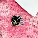 Stitch And Bitch Lapel Pin - Image 2