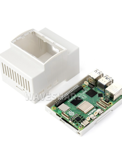 DIN rail ABS Case for Raspberry Pi 5