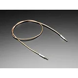 3.5mm Stereo Male/Male Cable - Gold Metal - 1 meter long - Image 2