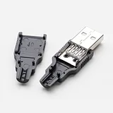 USB DIY Connector Shell - Type A Male Plug - Image 2
