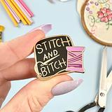 Stitch And Bitch Lapel Pin - Image 3