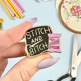 Stitch And Bitch Lapel Pin - Image 3