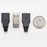 USB DIY Connector Shell - Type A Male Plug - Image 3