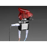 Illuminated Toggle Switch with Cover - Red - Image 4