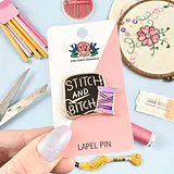 Stitch And Bitch Lapel Pin - Image 4