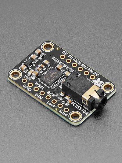 Adafruit PCM5102 I2S DAC with Line Level Output - 112dB SNR