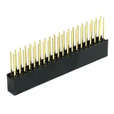 2x20 pin Female GPIO Header for Raspberry Pi 3/2/B+/A+ - 11mm - Image 2