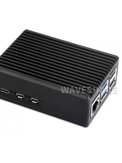 Aluminum Stripe Grooved Case For Raspberry Pi 5