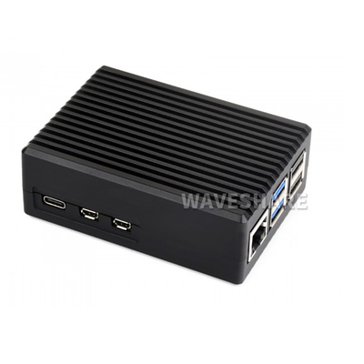 Aluminum Stripe Grooved Case For Raspberry Pi 5