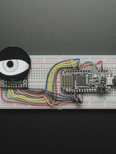 Adafruit 1.28" 240x240 Round TFT LCD Display with MicroSD