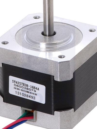 Stepper Motor: Bipolar, 200 Steps/Rev, 42x38mm, 2.8V, 1.7 A/Phase