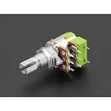 Panel Mount 10K Dual Linear Potentiometer w/ On-Off Switch [10K Dual Linear w/ Switch] - Image 3