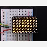 Adafruit LED Charlieplexed Matrix - 9x16 LEDs - Yellow - Image 4