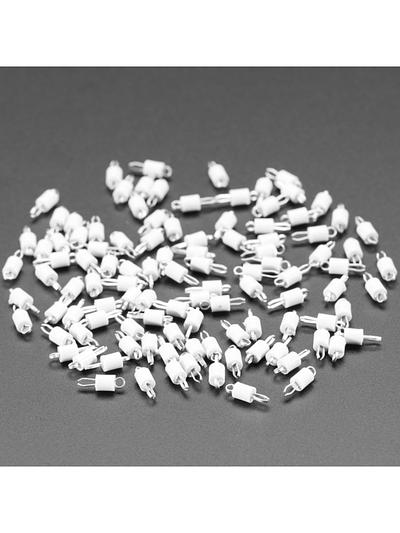 Small PCB Test Points (100 pack) - White