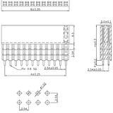 Stackable 0.100" Female Header with Extra 0.3" Spacer: 2x20-pin, Straight - Image 6