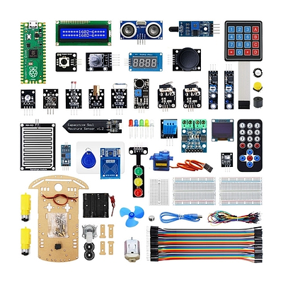 Elecrow Raspberry Pi Pico Advanced Kit with 32 Modules and 32 Projects Lessons