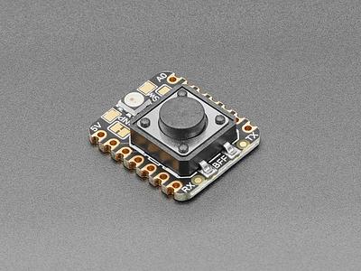 Adafruit IoT Button with NeoPixel BFF Add-On for QT Py and Xiao