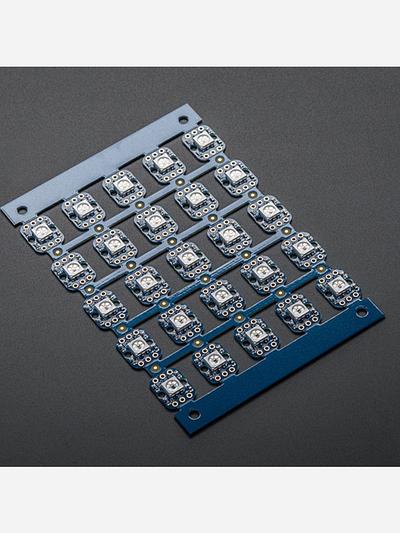 Breadboard-friendly RGB Smart NeoPixel - Sheet of 25
