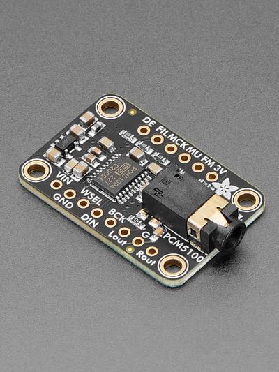 Adafruit PCM5100 I2S DAC with Line Level Output - 100dB SNR