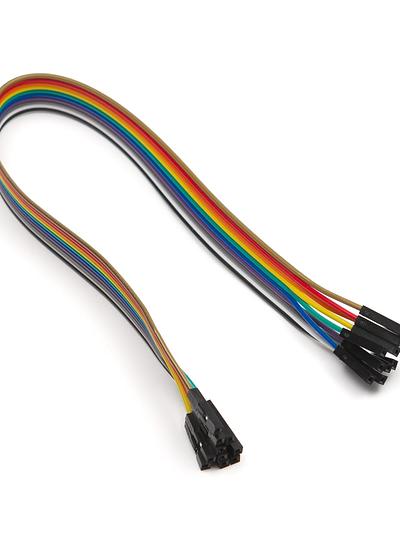 10 pin splittable jumper wire - 300mm F/F