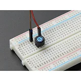 Mini Illuminated Momentary Pushbutton - Blue Power Symbol - Image 1
