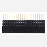 Stackable 0.100" Female Header with Extra 0.3" Spacer: 2x20-pin, Straight - Image 4