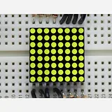 Miniature 8x8 Yellow-Green LED Matrix - Image 1