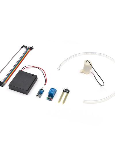 Automatic pot plant watering kit