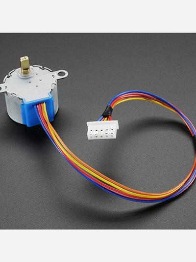 Small Reduction Stepper Motor - 12VDC 32-Step 1/16 Gearing